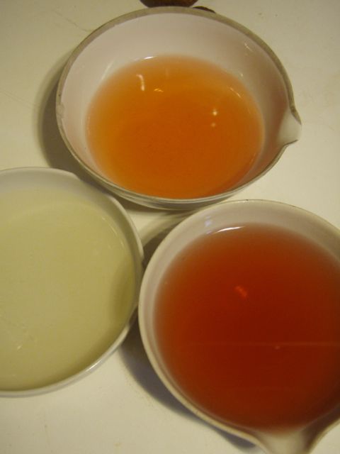 Hypericum dye samples