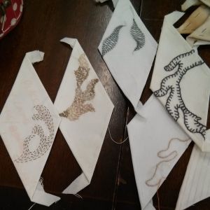 Patchwork in progress. Ruth Singer