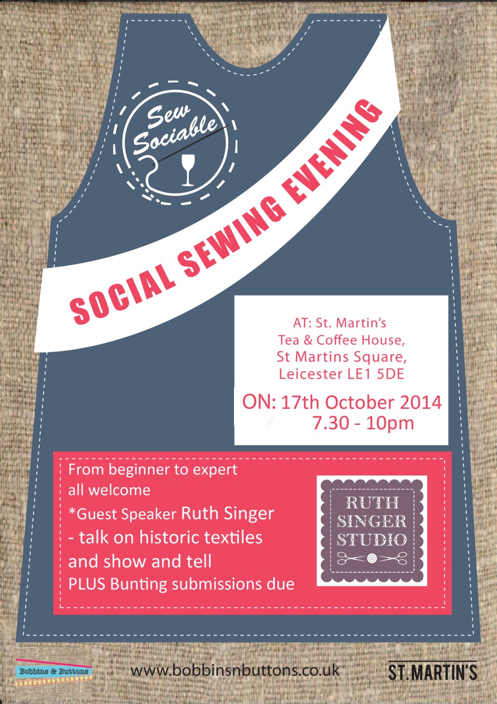 Old Textiles at October’s Sew&nbsp;Sociable