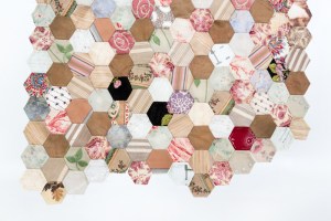 Image of hand sewn patchwork by Ruth Singer