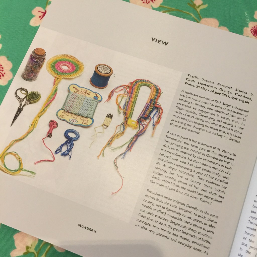 Selvedge and Embroidery&nbsp;magazines