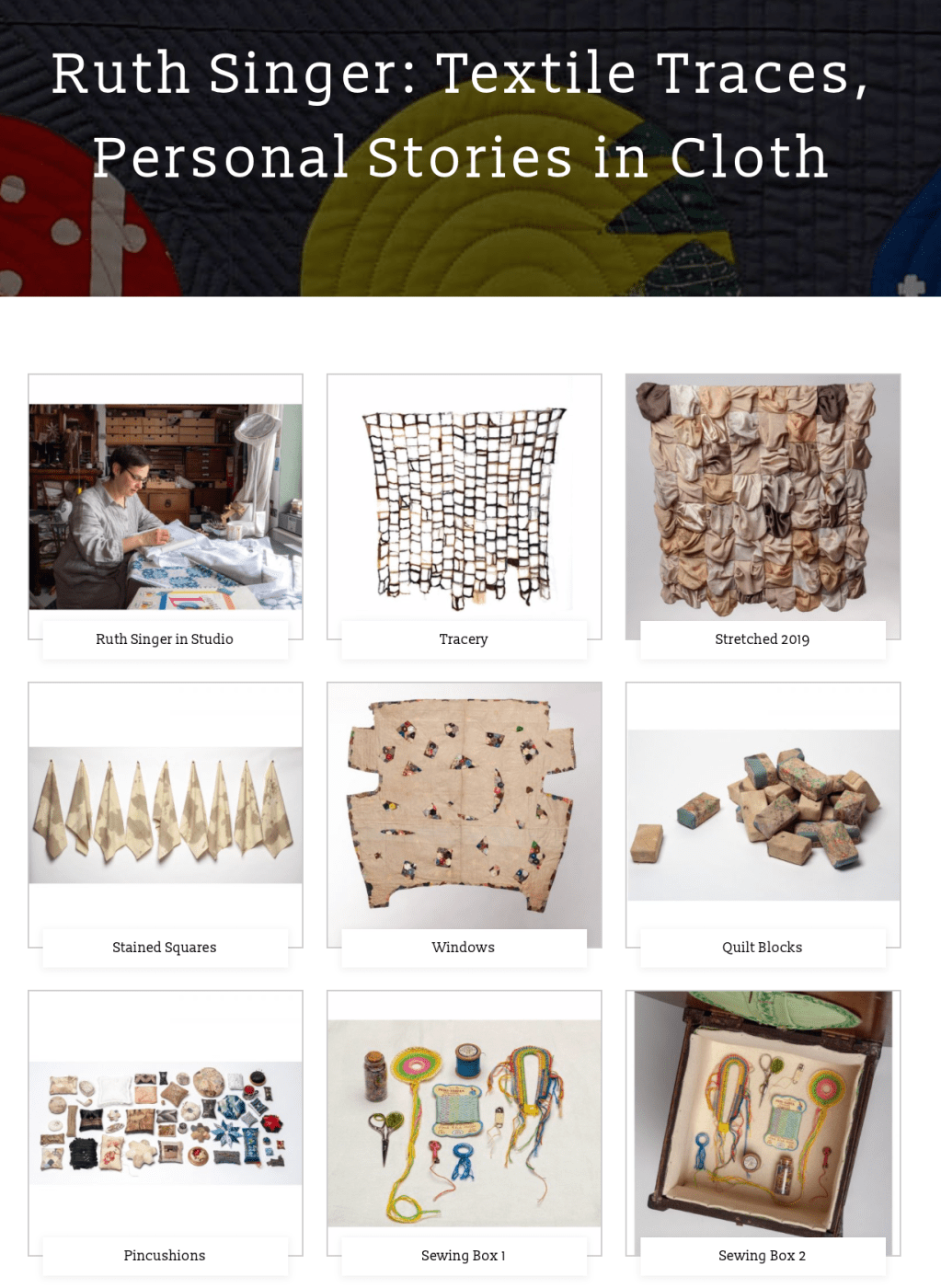 Online Exhibition for Festival of&nbsp;Quilts