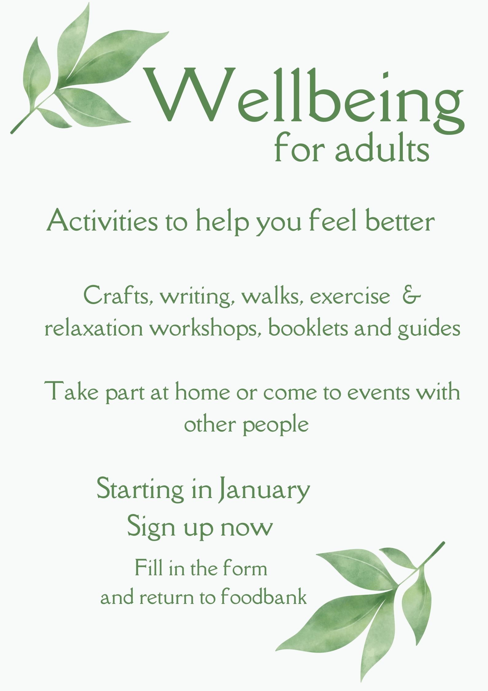 Wellbeing project