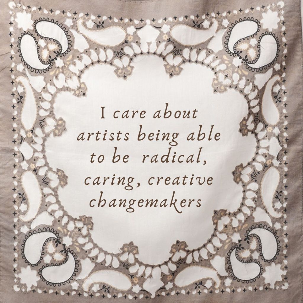 Hearing artists’ voices