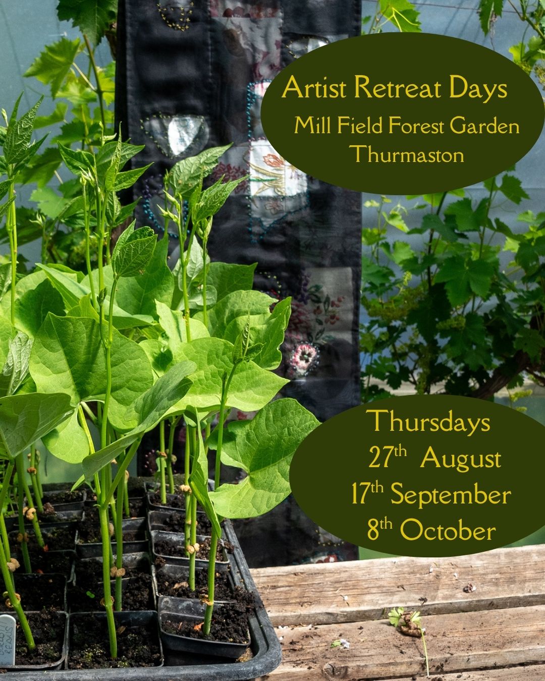 Garden retreats for artists – new dates